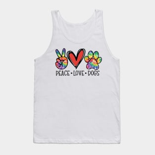 Peace, Love, Dogs Tank Top